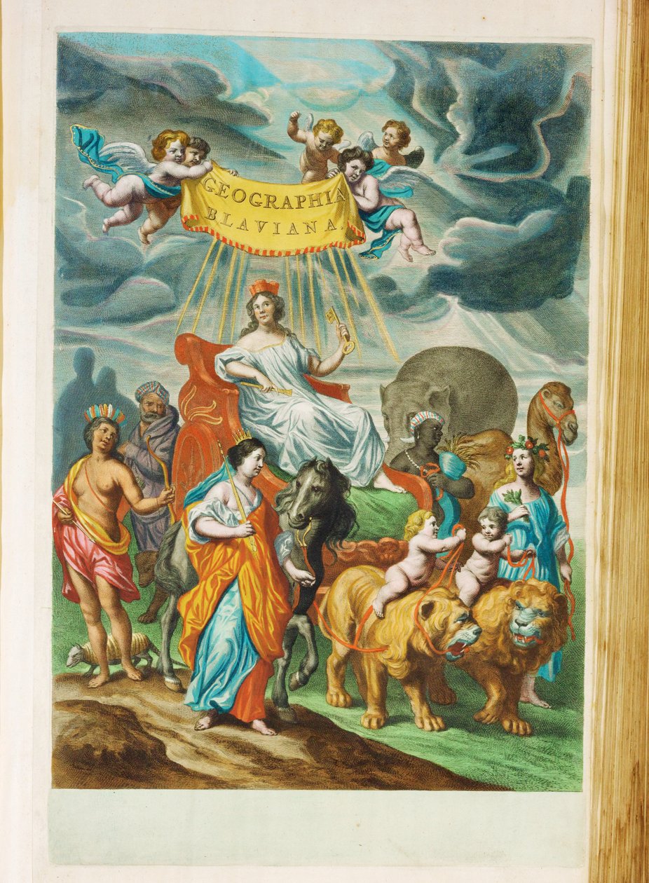 Joan Blaeus Atlas Major, udgivet i Amsterdam ... (print) af Joan Blaeu