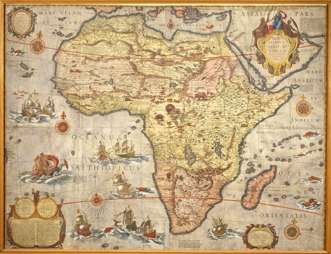 Kort over Afrika i 1686 af Joan Blaeu af Joan Blaeu