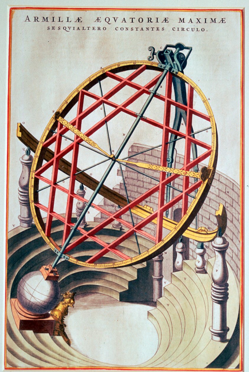 Ækvatorarmillaren af Tycho Brahe, 1500-tallet af Joan Blaeu