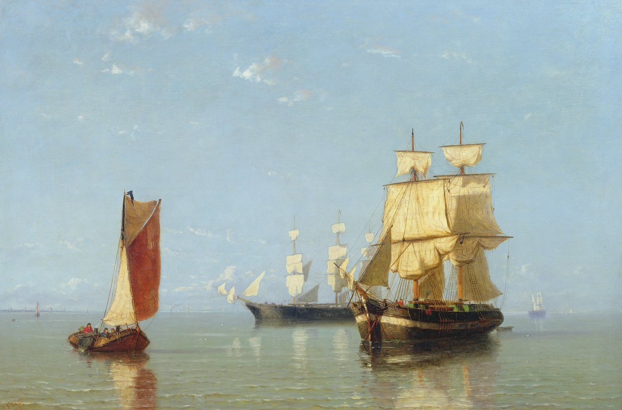 Forsendelsesscene, 1880 af Joannes Frederick Schutz