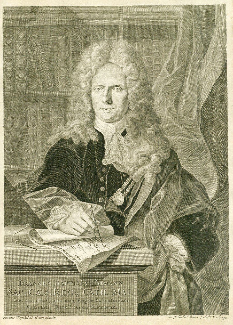 Joannes Baptista Homann, 1740 af Joannes Krenckel
