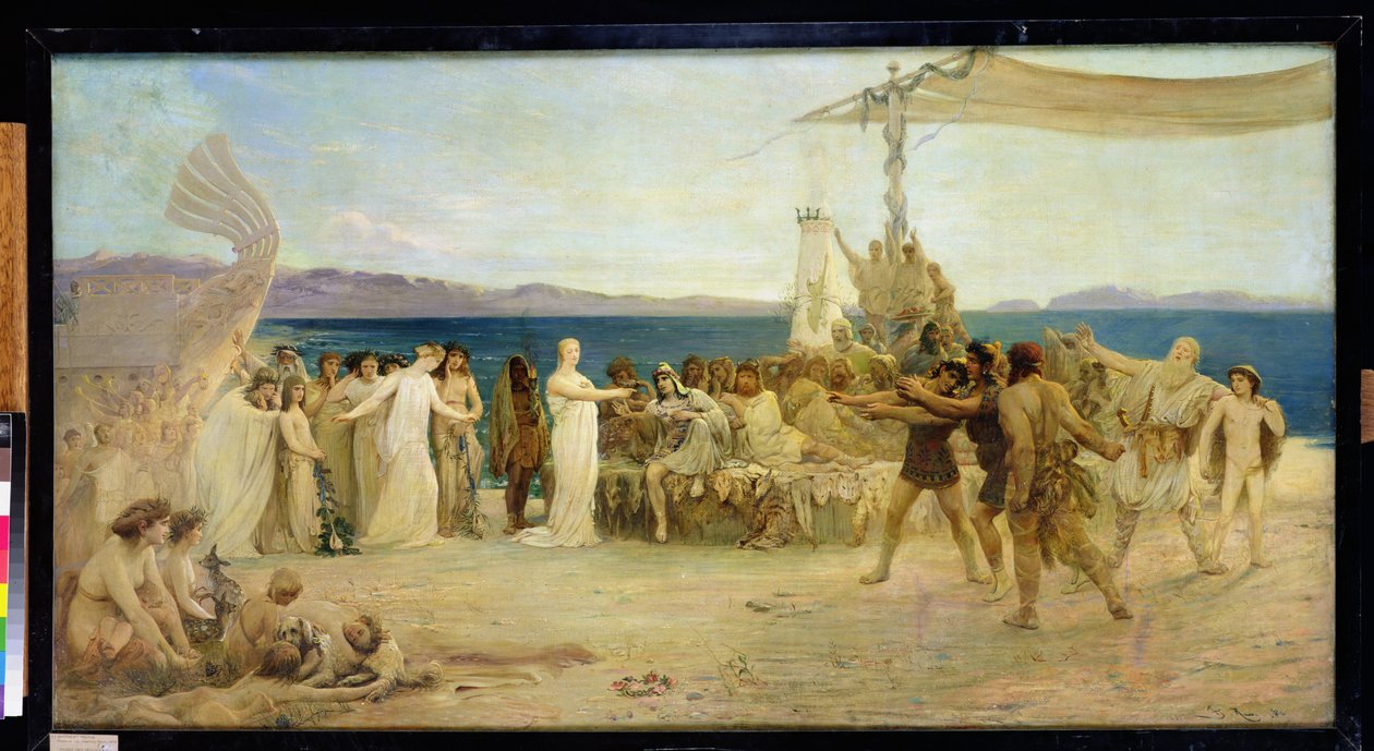 Gyptis og Protis, 1874 af Joanny Rave
