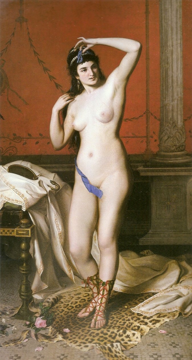 Kvinde i Pompeji af Joao Zeferino da Costa