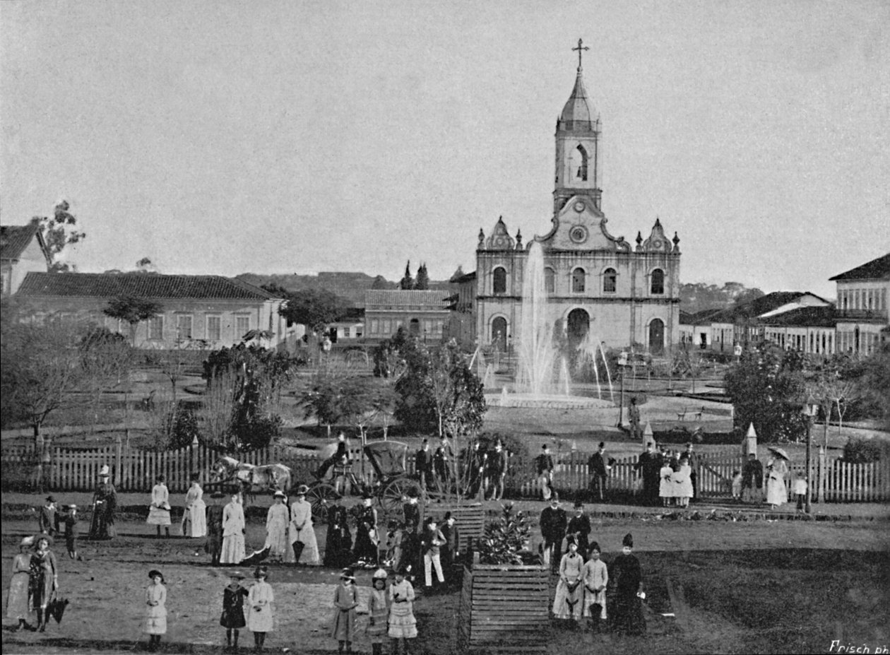Piracicaba kirke, 1895 af Joao Pompe
