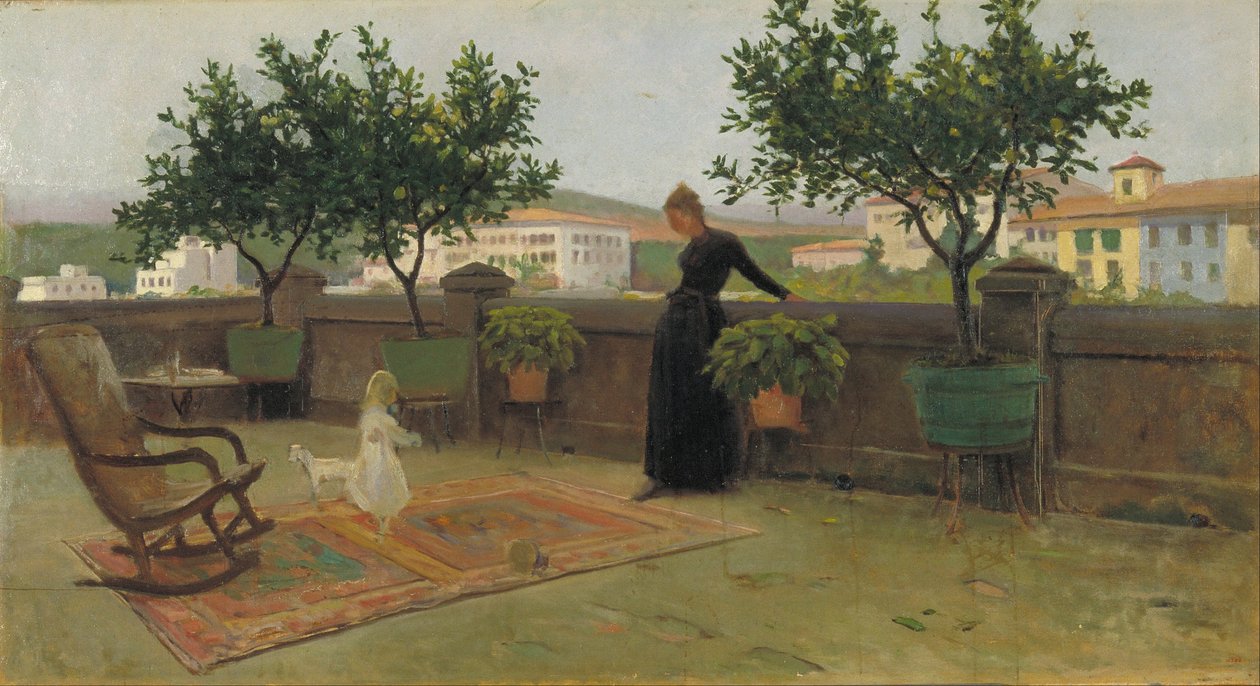 Terrasse af Joaquim Vayreda