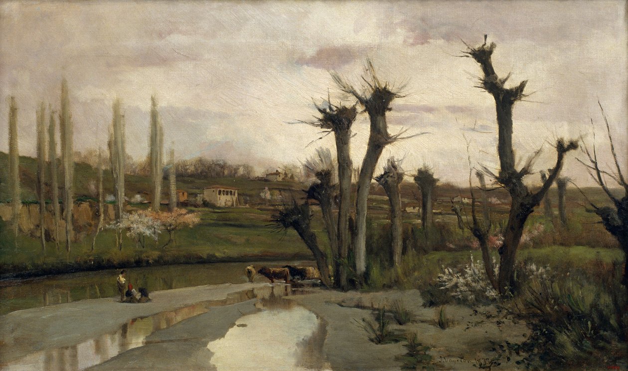 Forårets begyndelse af Joaquim Vayreda