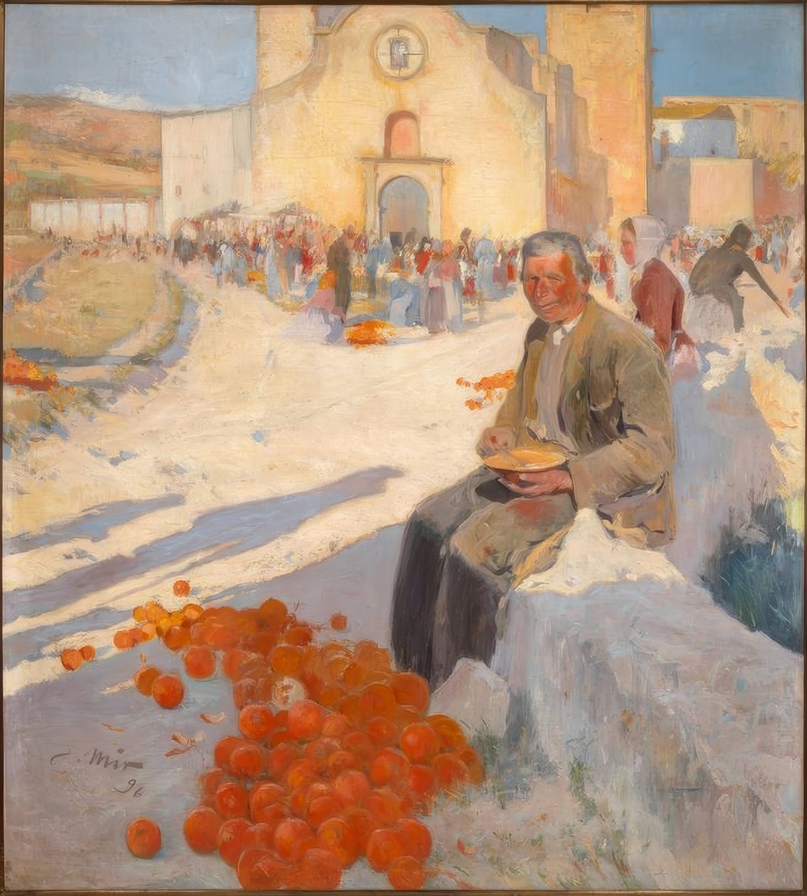 Den orange sælger af Joaquim Mir i Trinxet
