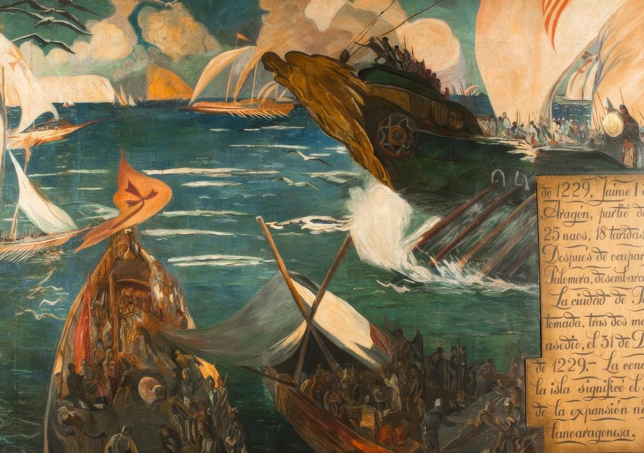 Erobringen af ​​Mallorca af Joaquim Mir i Trinxet