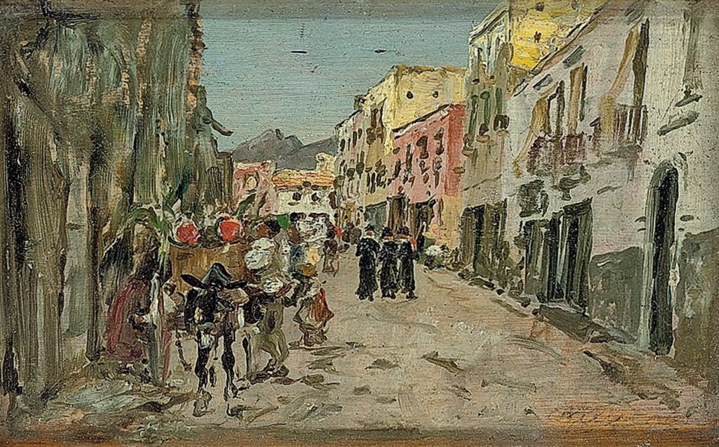 En spansk gadenEspanol: En spansk gade af Joaquín Sorolla