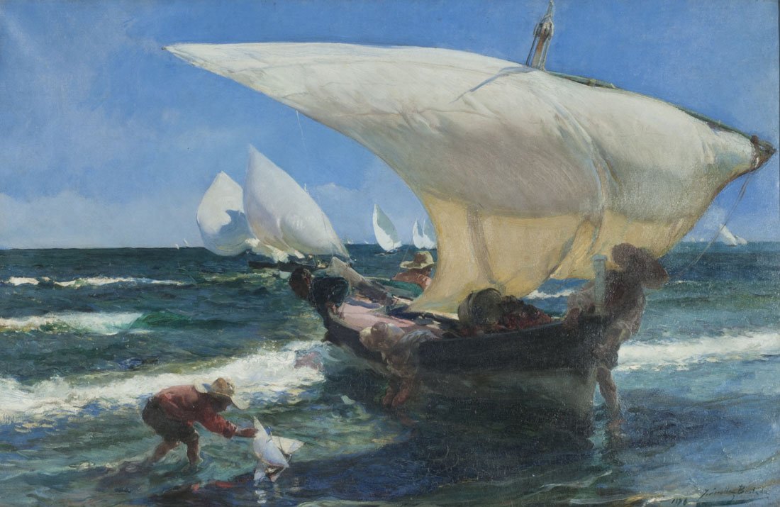 På kysten af ​​Valencia af Joaquín Sorolla