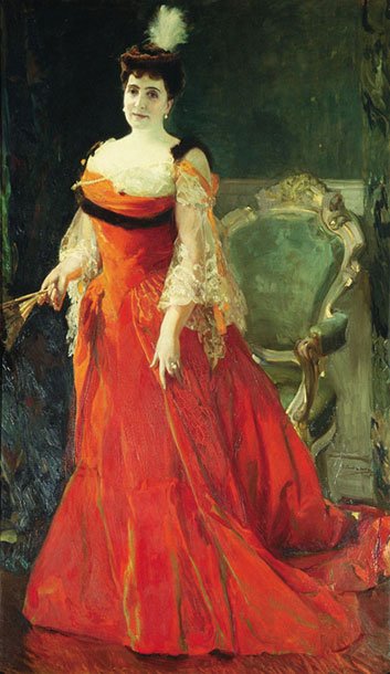 Josefina de Alvear de Errazuriz af Joaquín Sorolla