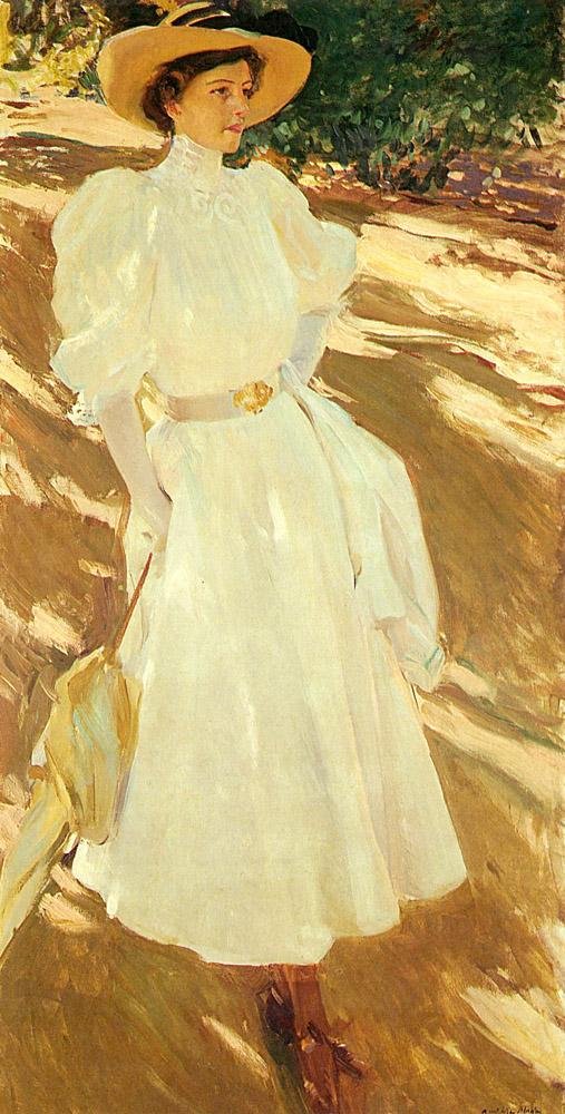 Maria på La Granja af Joaquín Sorolla