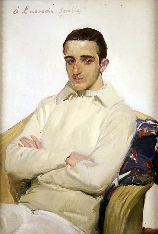 Portræt af Jose Luis Benlliure Lopez de Arana af Joaquín Sorolla