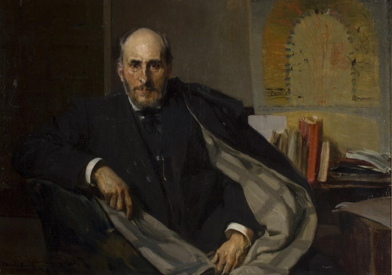 Santiago Ramon og Cajal af Joaquín Sorolla