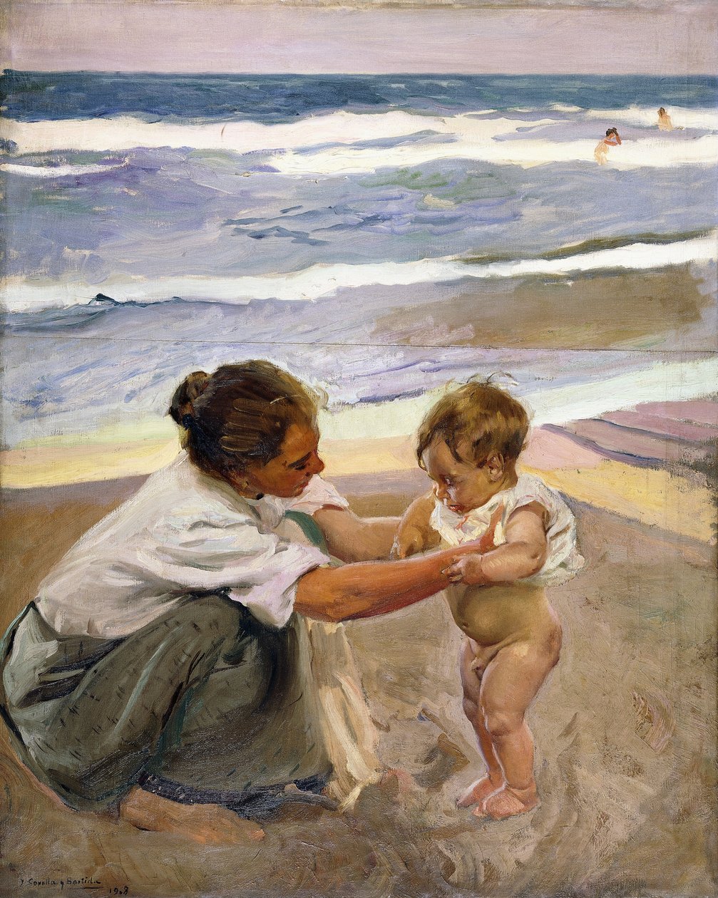 Ved kysten, 1908 af Joaquín Sorolla