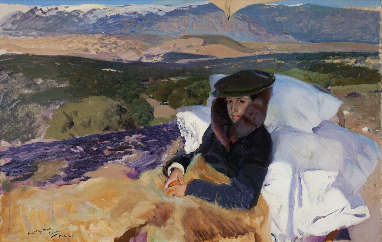 Rekonvalescent Maria i El Pardo, 1906. af Joaquin Sorolla y Bastida