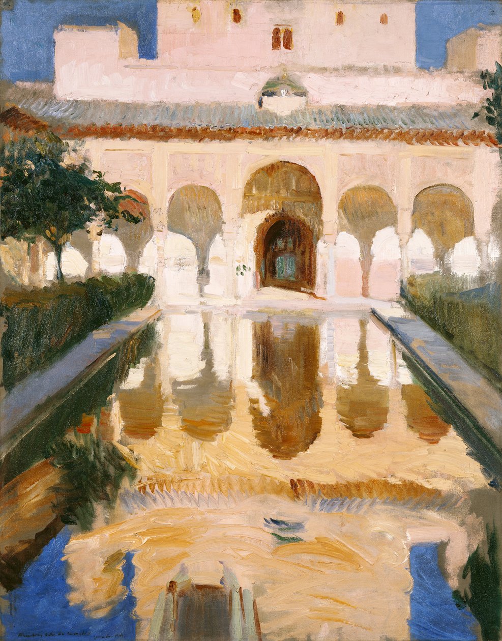 Embassadørernes Hall, Alhambra, Granada af Joaquín Sorolla