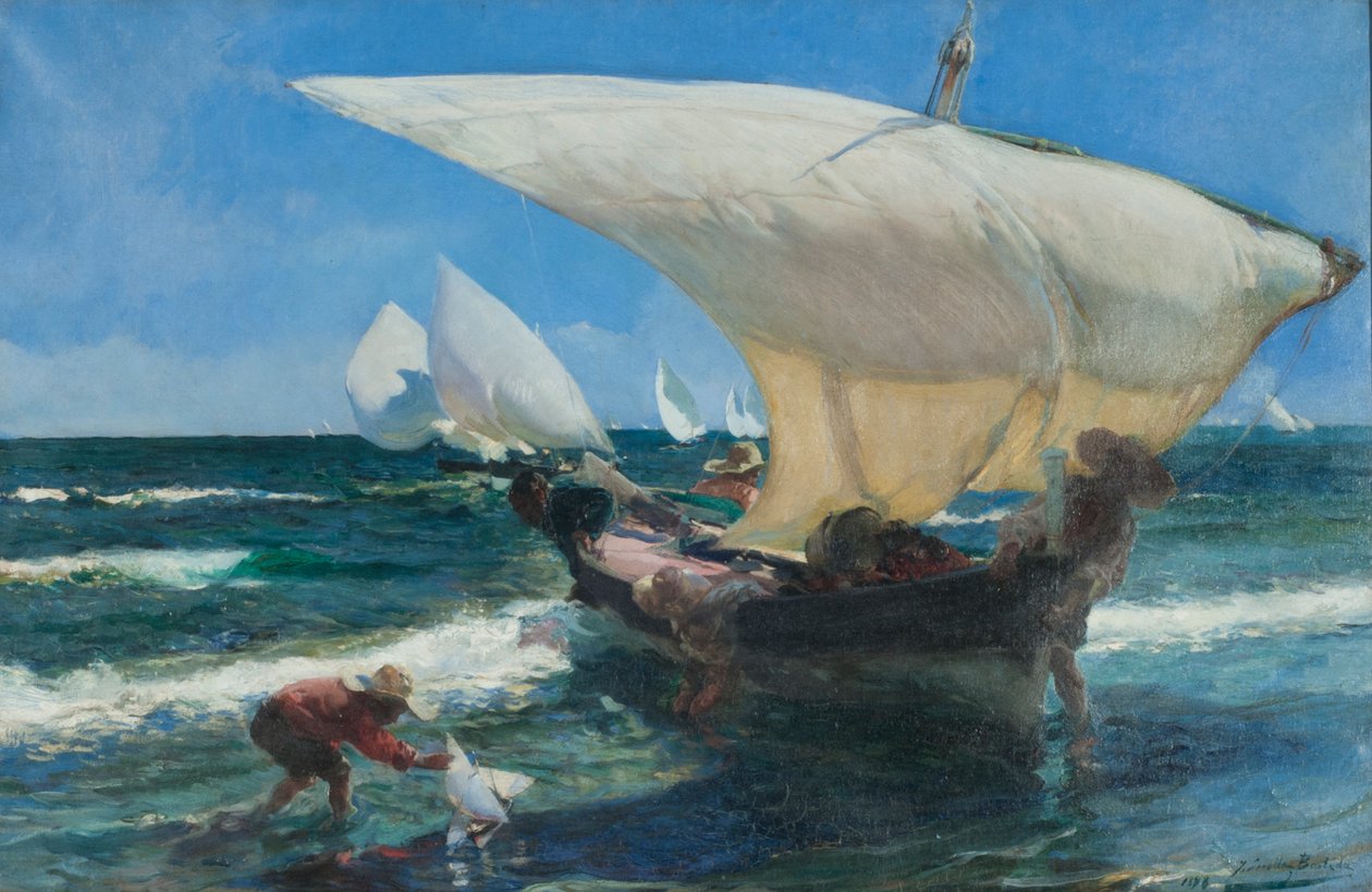 På Valencias kyst af Joaquin Sorolla y Bastida