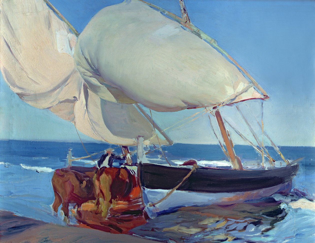 Sejlbåde af Joaquin Sorolla y Bastida