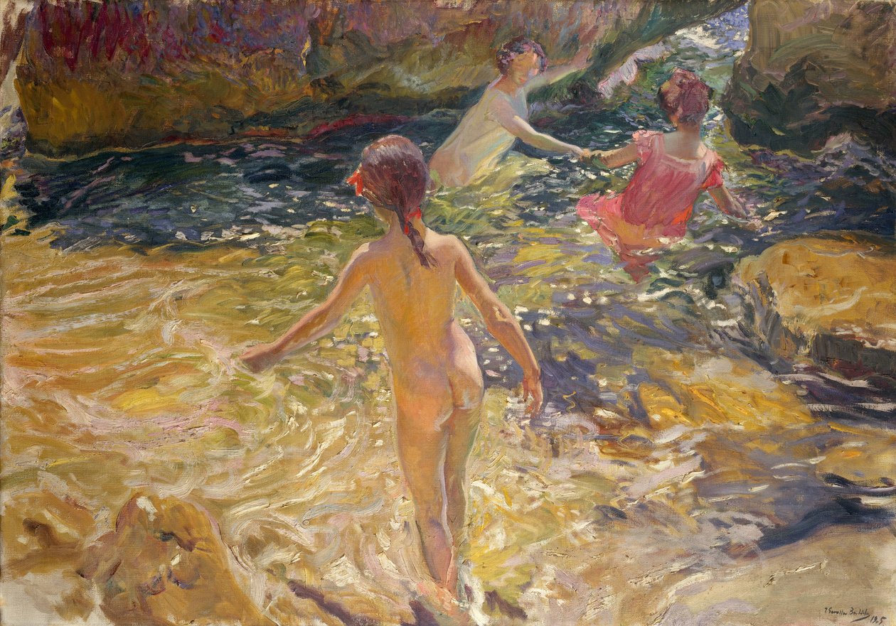 Badet, Jávea af Joaquín Sorolla