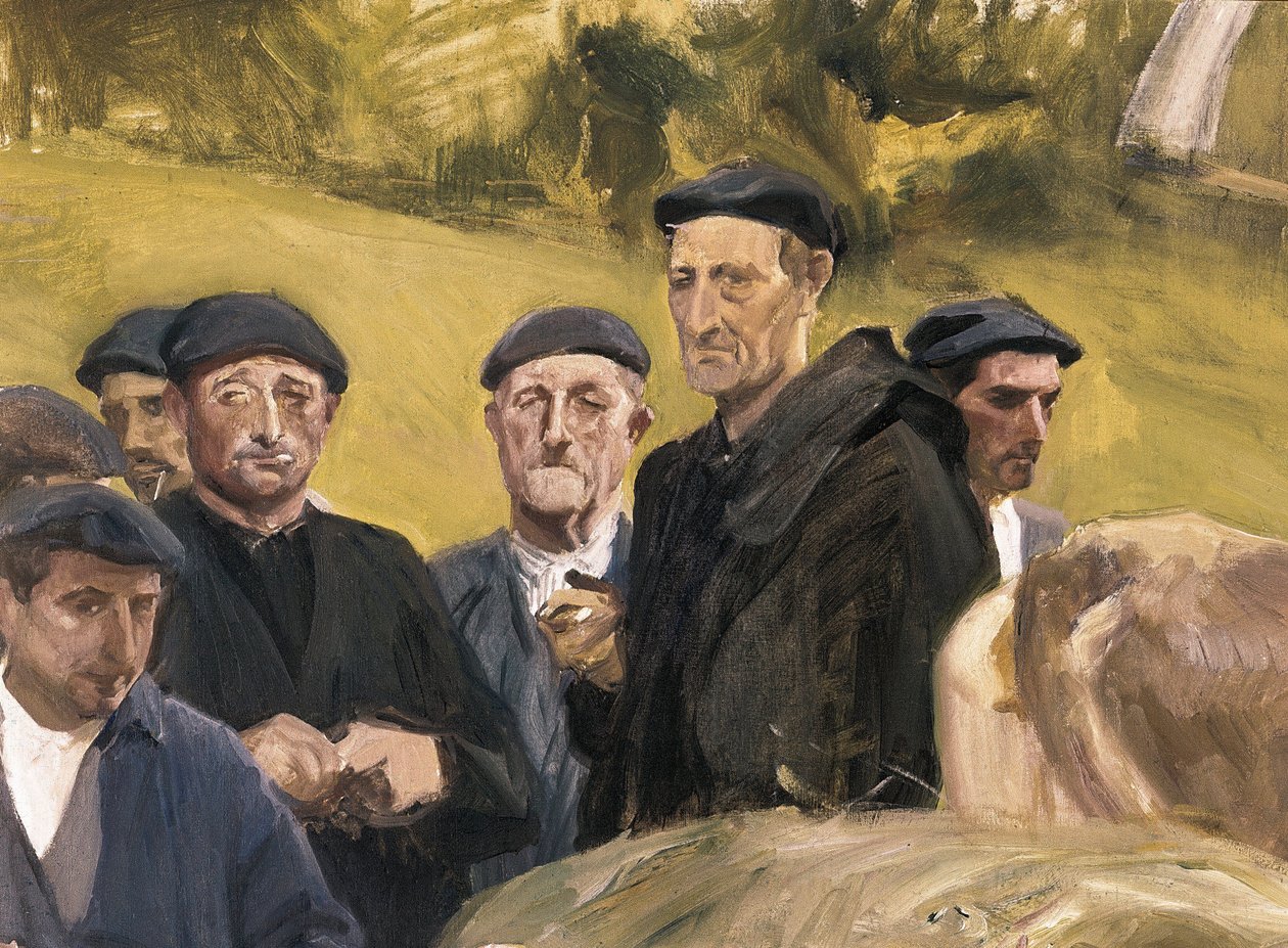 Typer af Guipuzcoa. Maleri af Joaquin SOROLLA (1863-1923) Olie på lærred. Privat samling. af Joaquín Sorolla