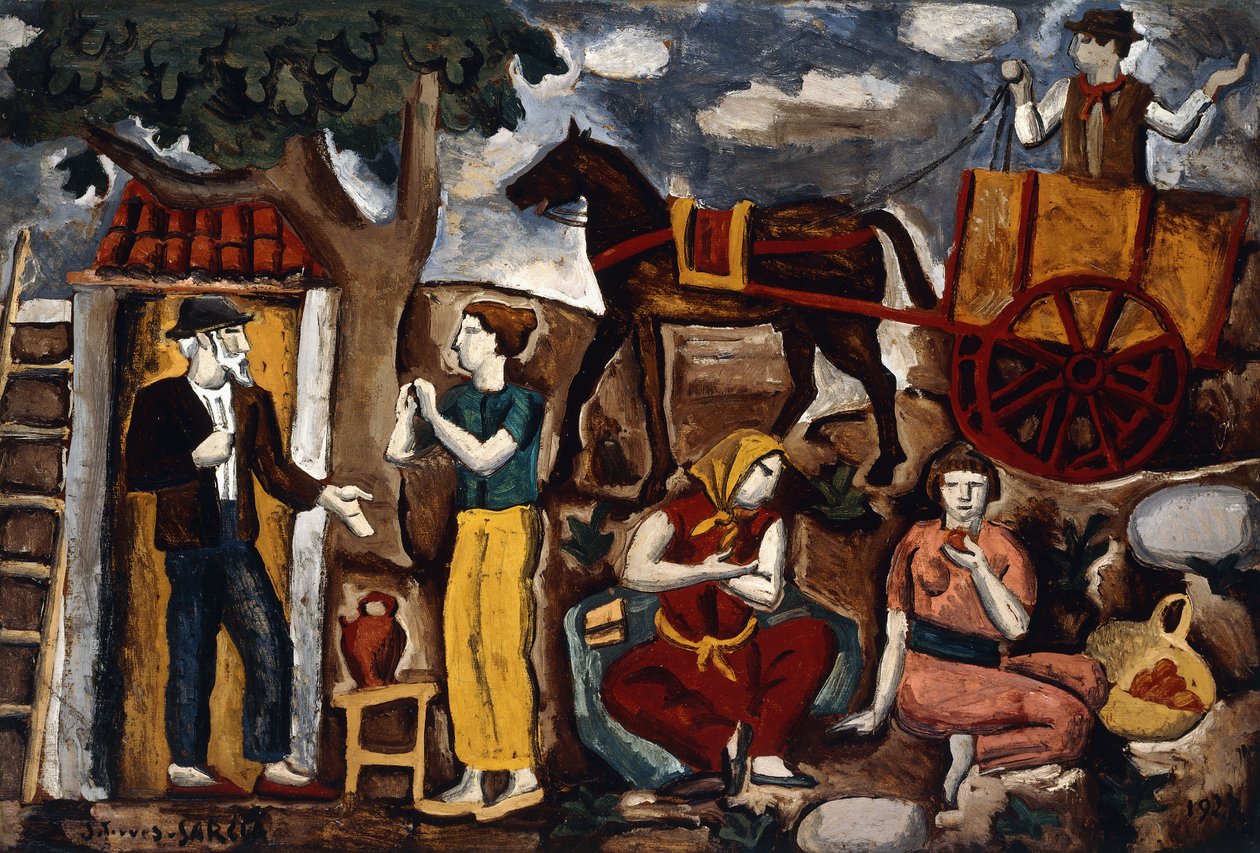 Sigøjnere af Joaquin Torres Garcia