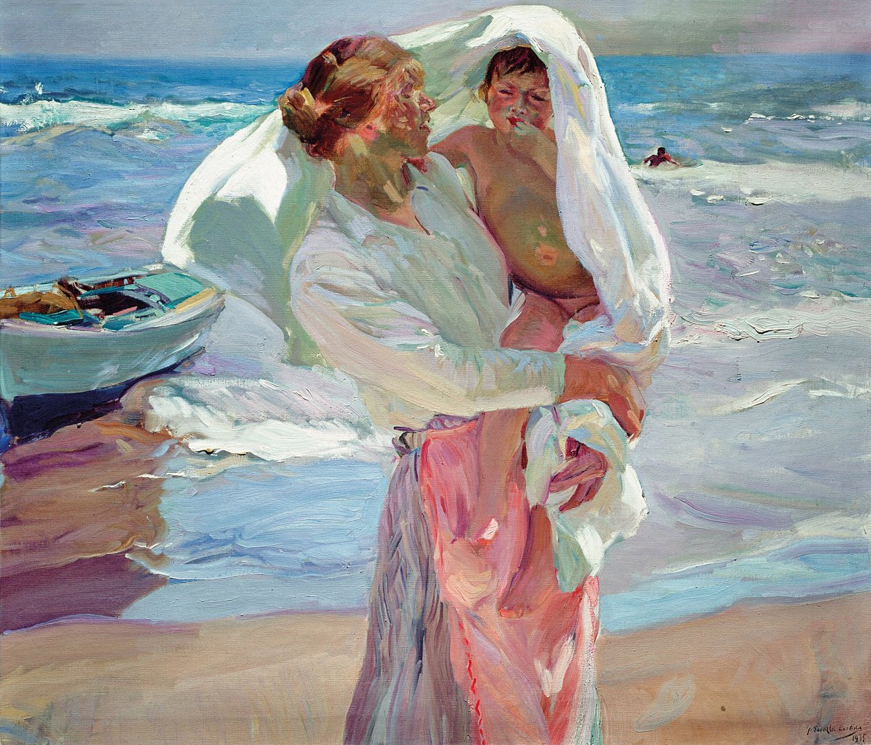 Efter badning af Joaquín Sorolla