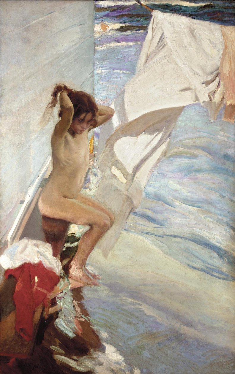 Inden badet af Joaquín Sorolla