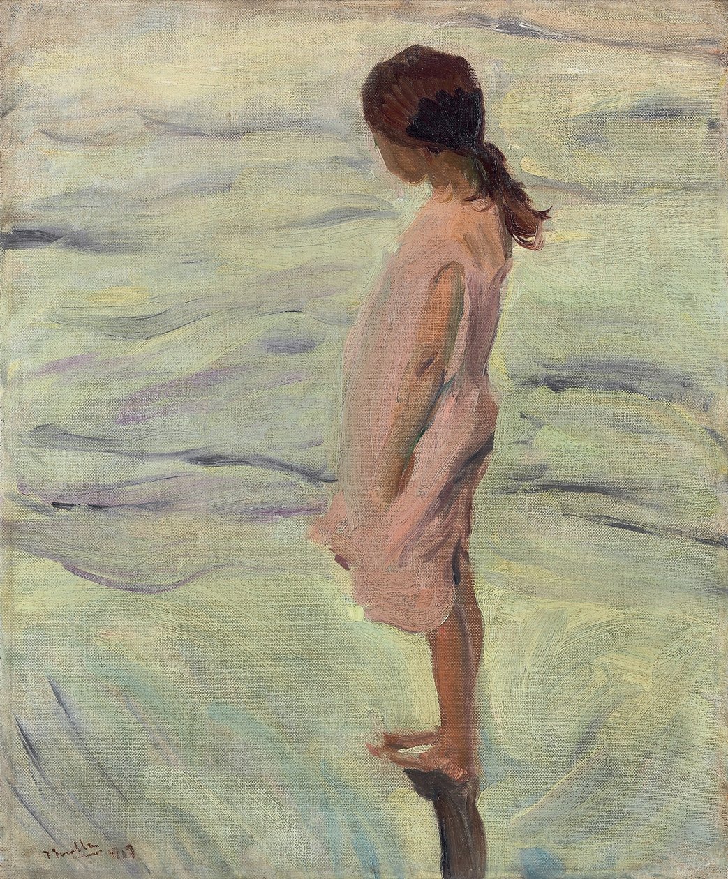 Efter solnedgang af Joaquín Sorolla