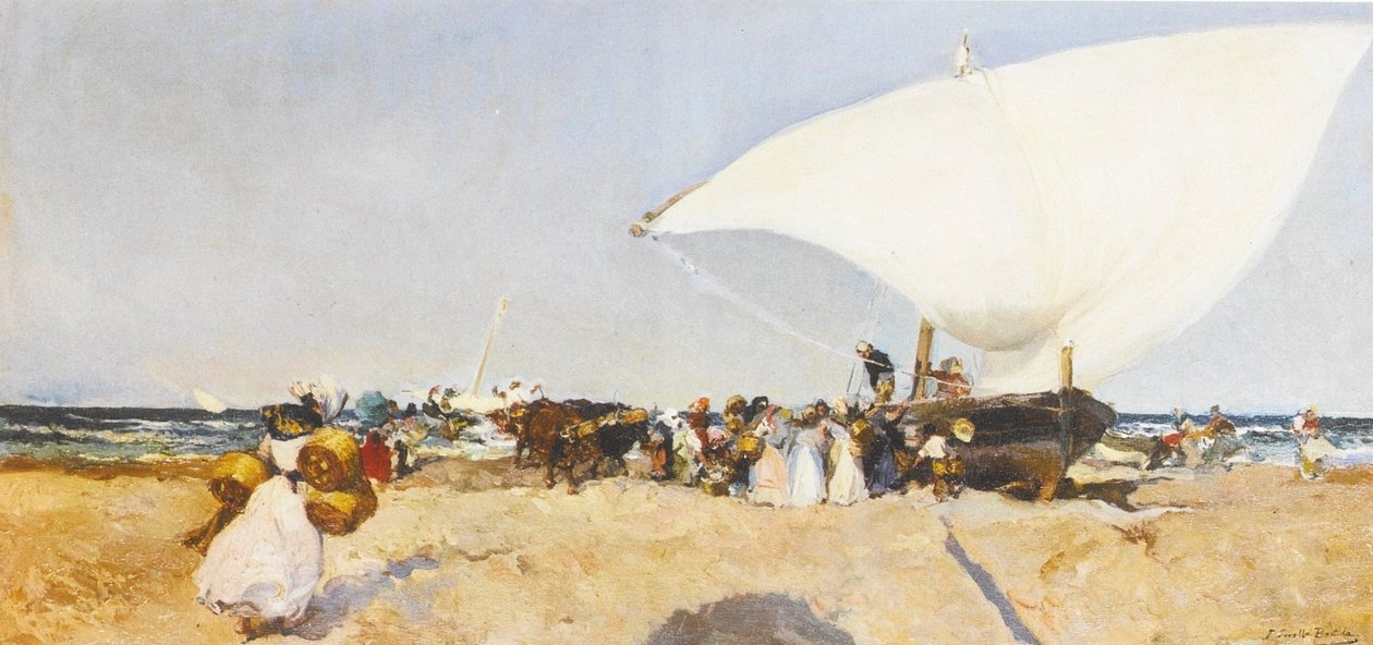 Fiskeriets ankomst af Joaquín Sorolla