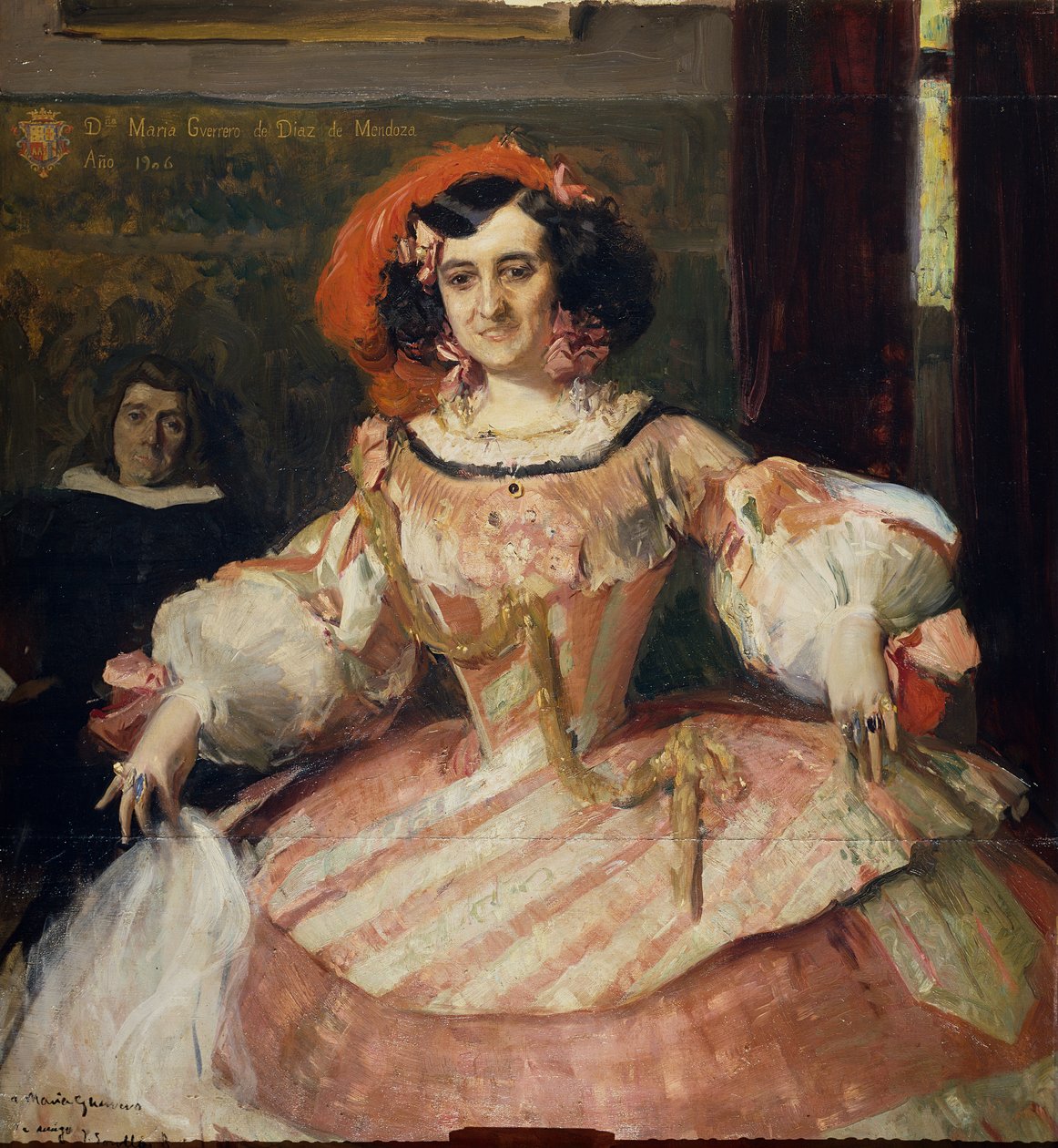 Skuespillerinden María Guerrero som La Dama Boba af Joaquín Sorolla
