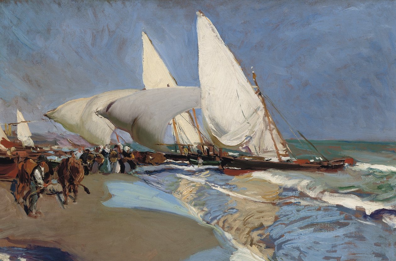 Valencia strand af Joaquín Sorolla