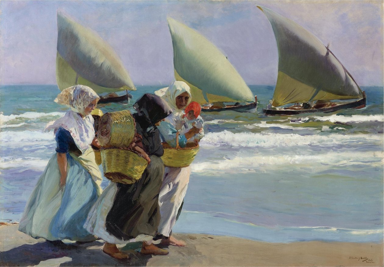 De tre lys af Joaquín Sorolla