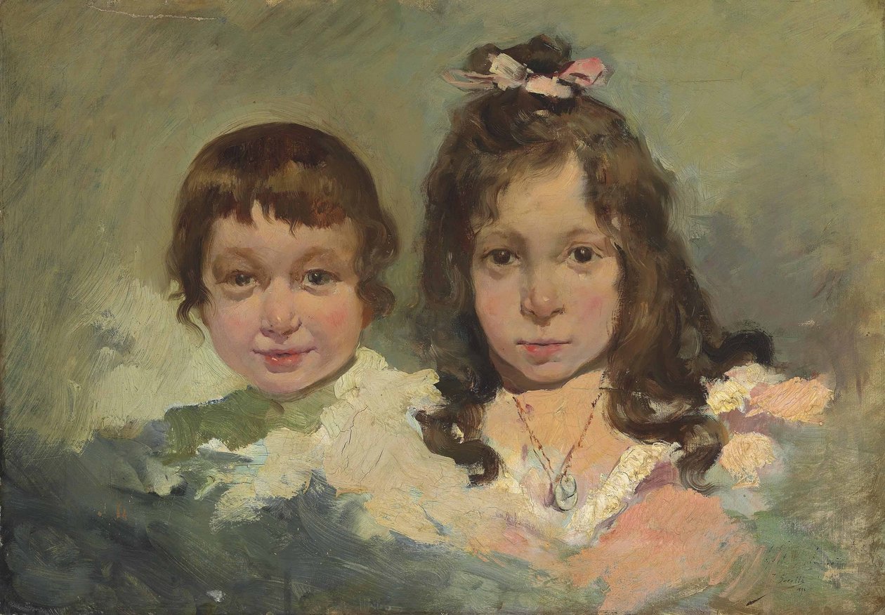 Maria og Joaquin af Joaquín Sorolla