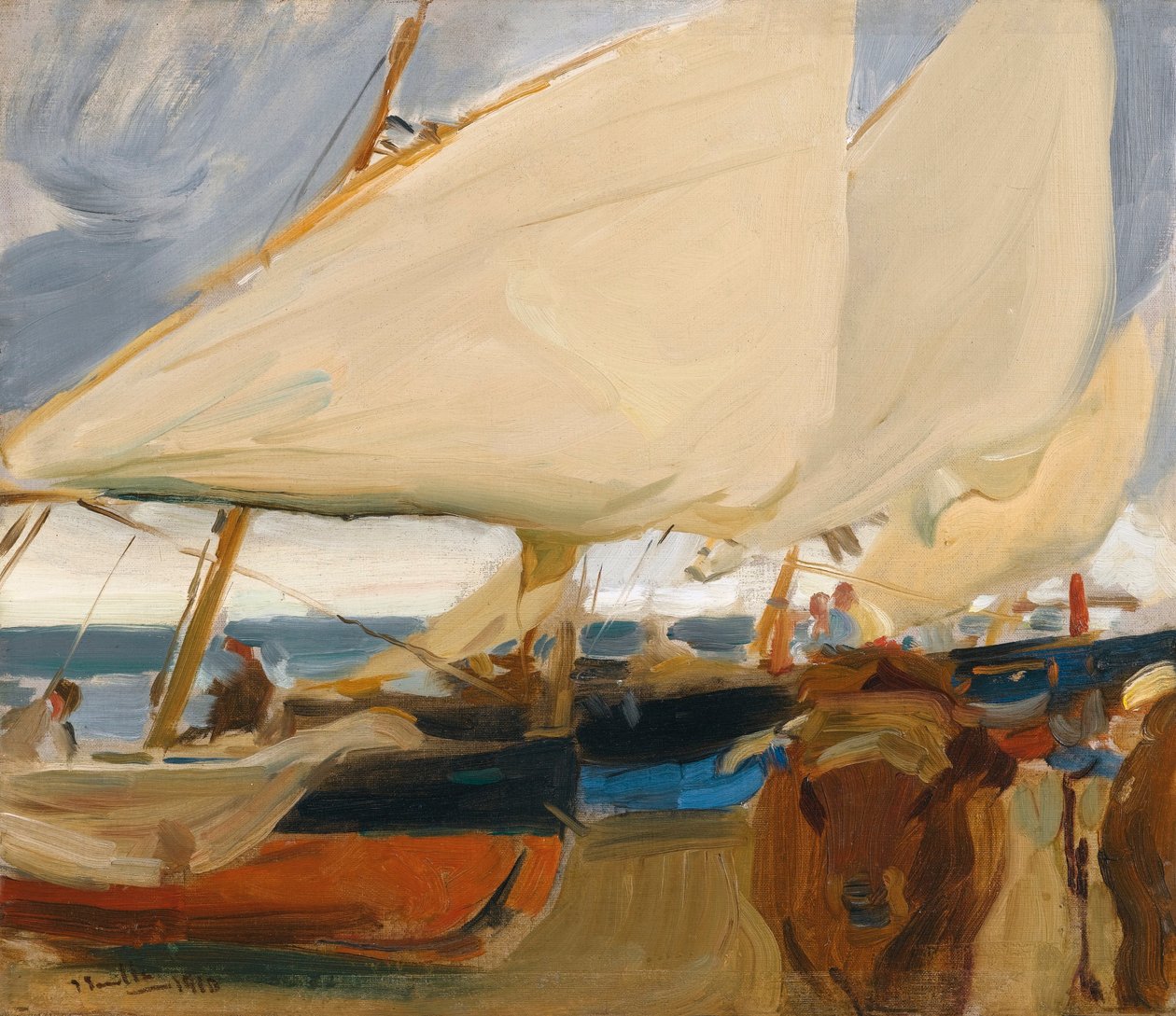 Valencia strand af Joaquín Sorolla