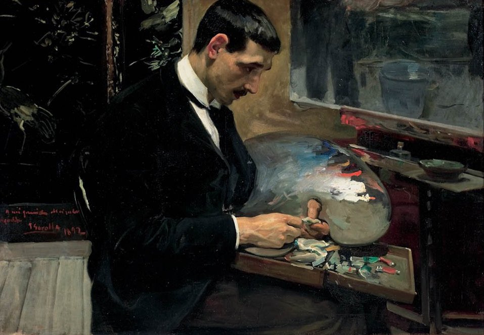 Portræt af Agustín Otermín af Joaquín Sorolla