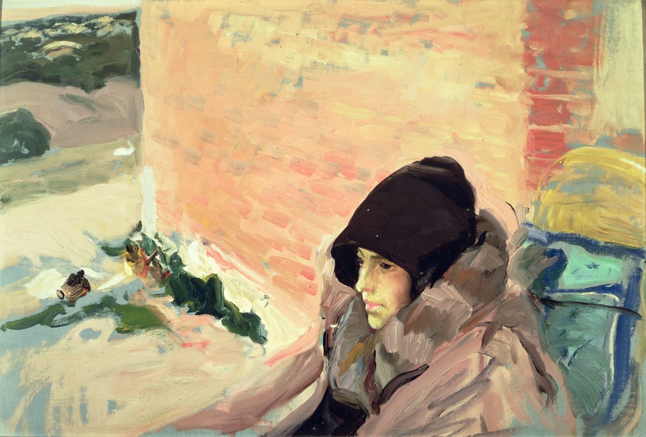 Portræt af Maria rekonvalescerende af Joaquín Sorolla
