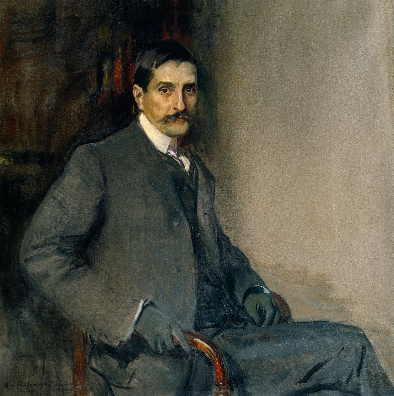 Portræt af Francisco Rodríguez de Sandoval af Joaquín Sorolla