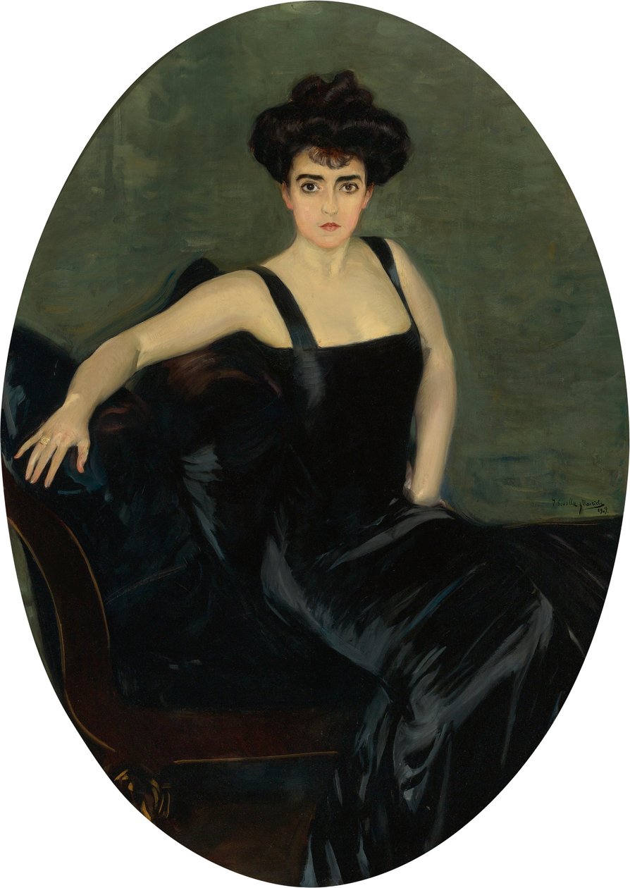 Portræt af fru Esperanza Conill de Zanetti af Joaquín Sorolla