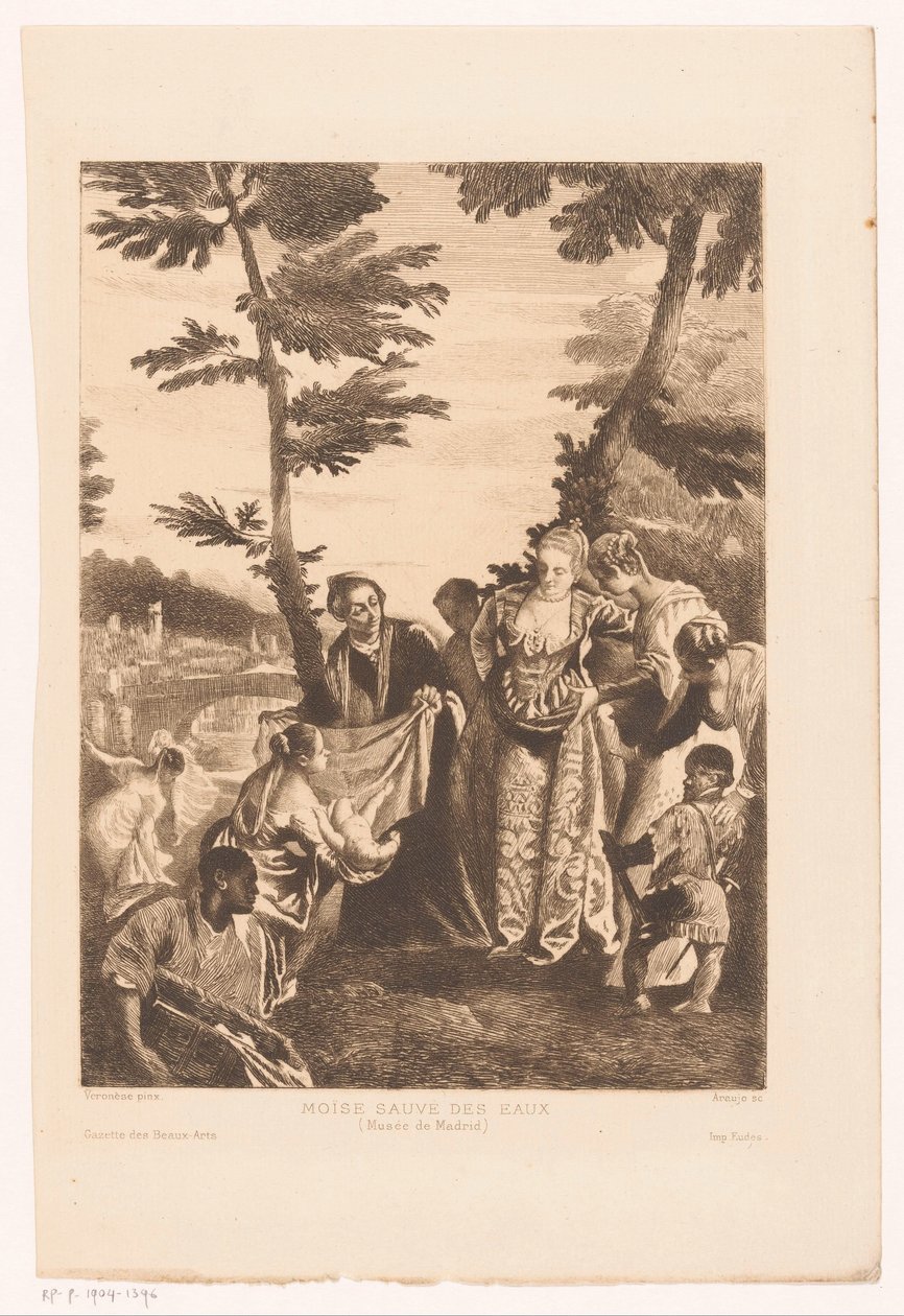 Moses reddede fra Nilen af Joaquín Araujo Ruano
