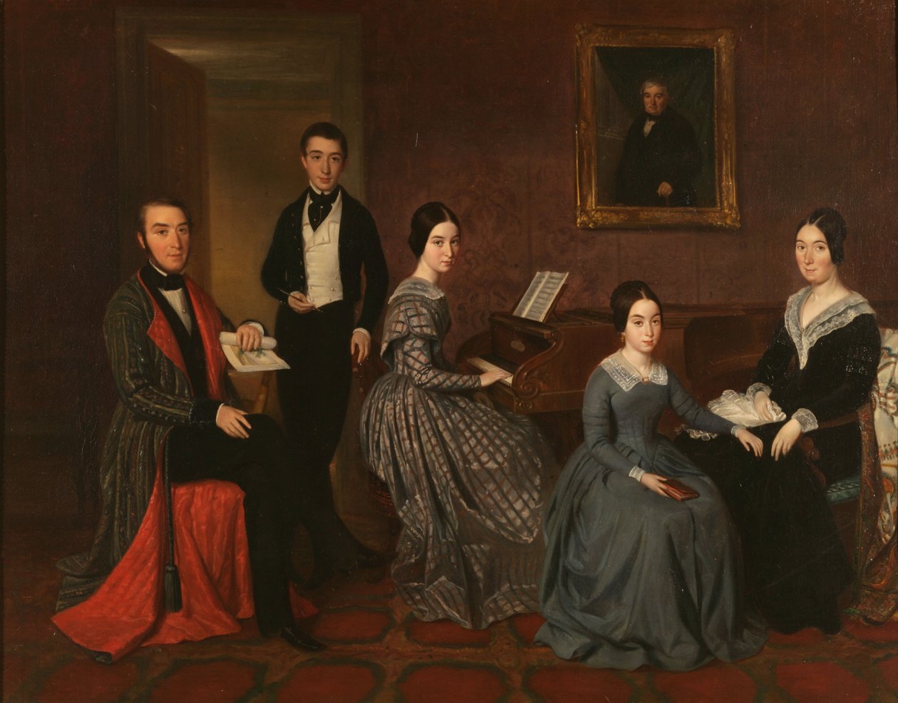 Familien til Jorge Flaquer af Joaquín Espalter y Rull