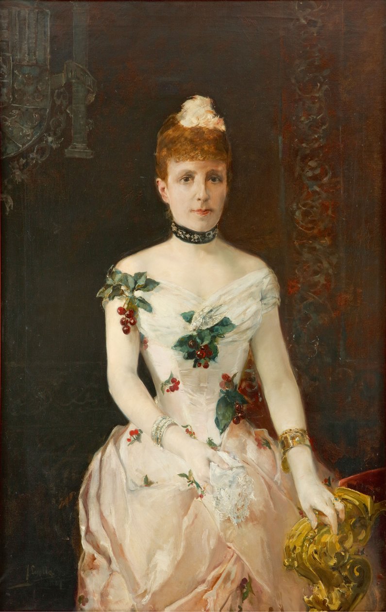 Maria Christina af Østrig 1858-1929, dronning af Spanien, 1888. af Joaquín Sorolla