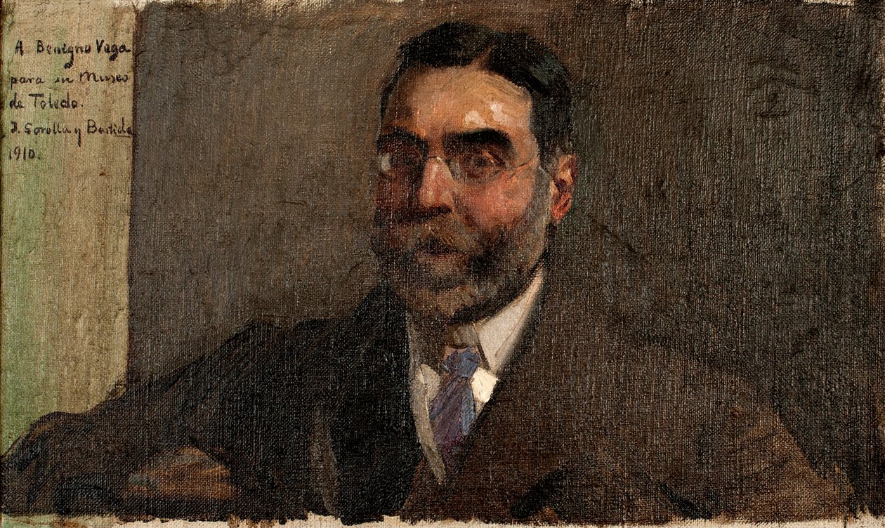 Portræt af markisen af ​​Vega-Inclán af Joaquín Sorolla