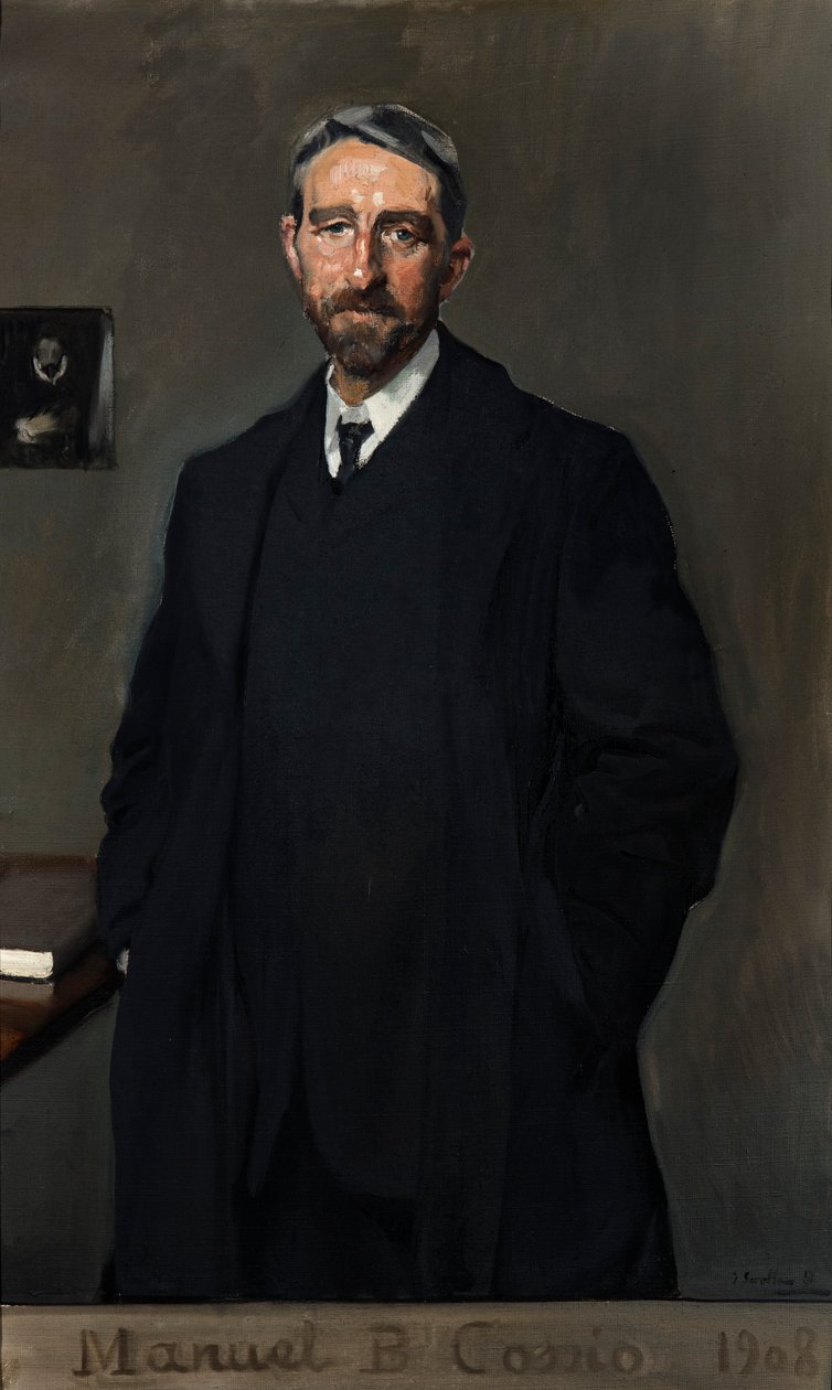 Spansk: Manuel Bartolomé Cossío Manuel Bartolomé Cossío af Joaquín Sorolla