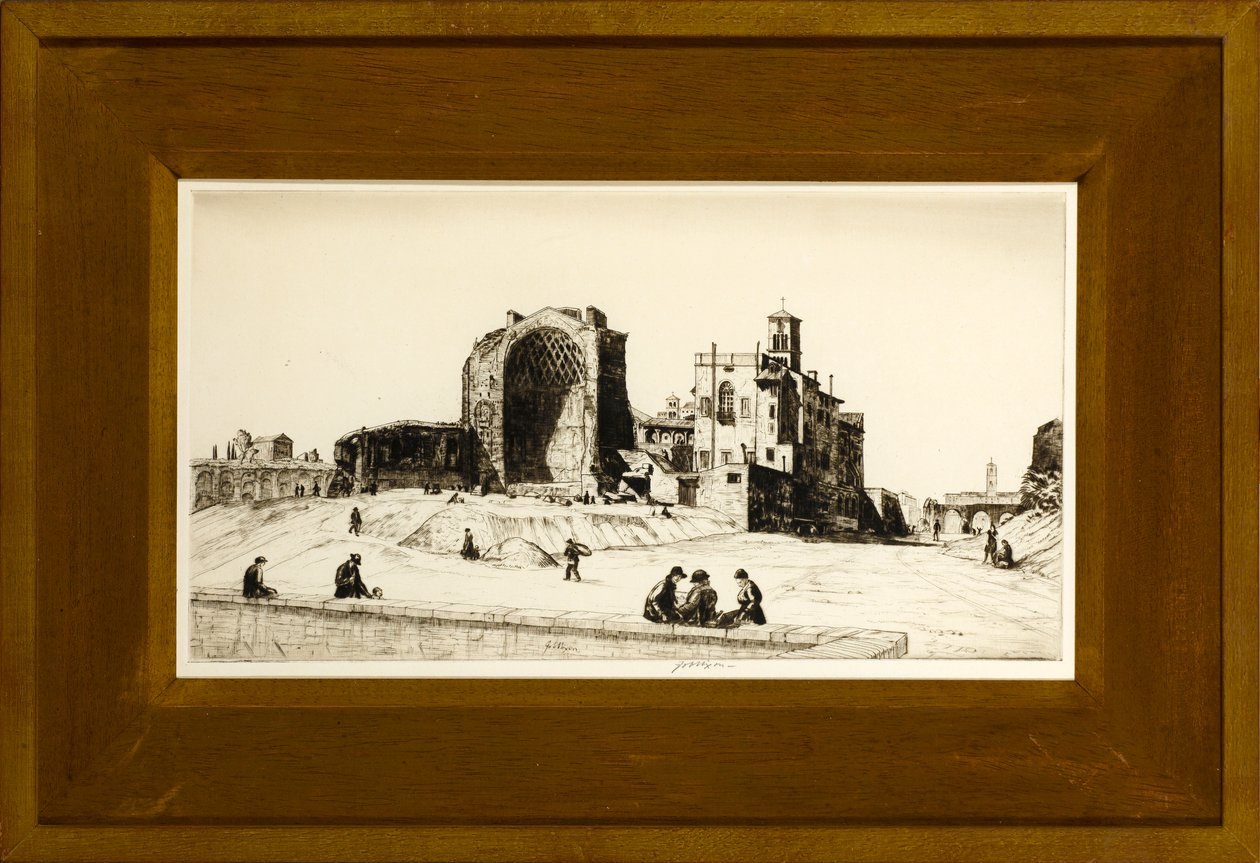 Venus og Roms tempel, Rom, ca. 1922 af Job Nixon