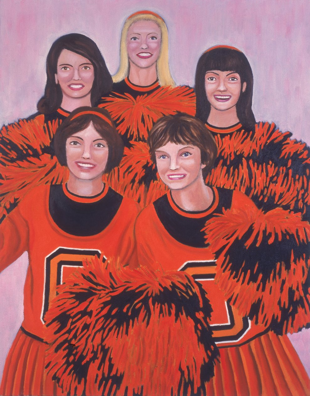 Oregon State Cheerleaders, 2002 af Joe Heaps Nelson
