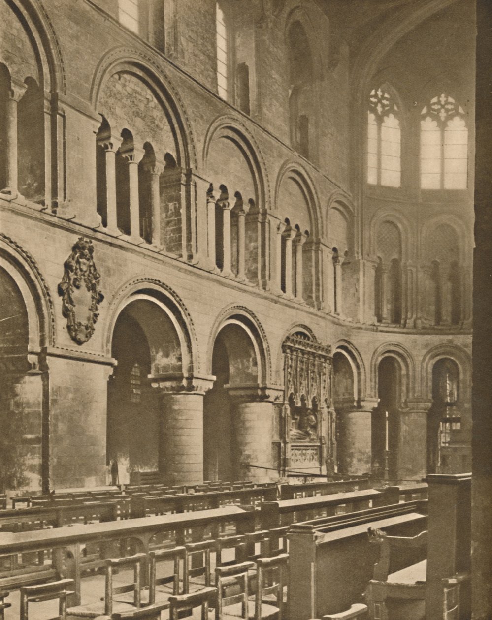 Within Great St. Bartholomews: Raheres Tomb in the Choir, c1935. af Joel