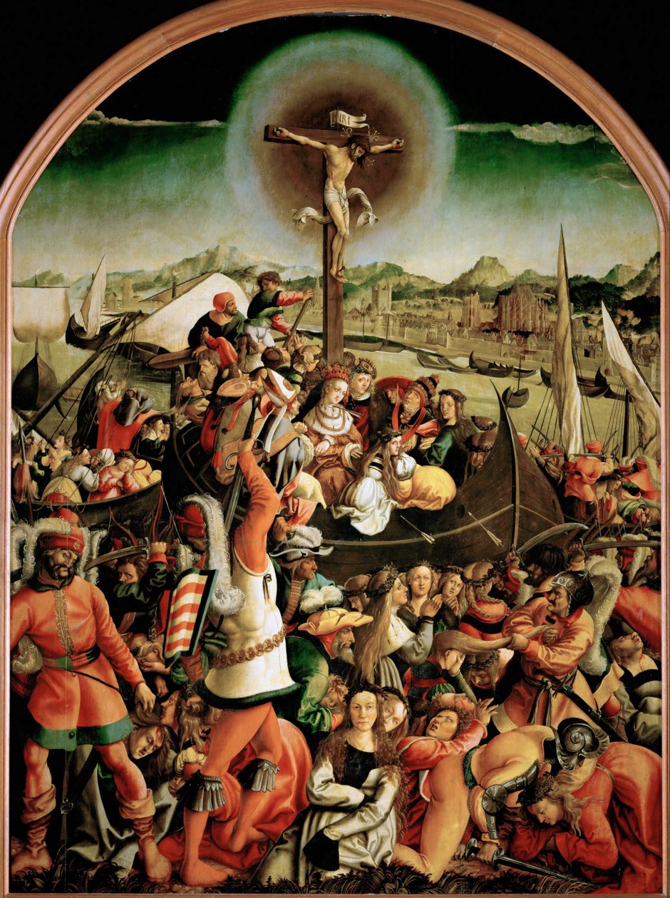 Den hellige Ursulas martyrium af Joerg the Elder Breu