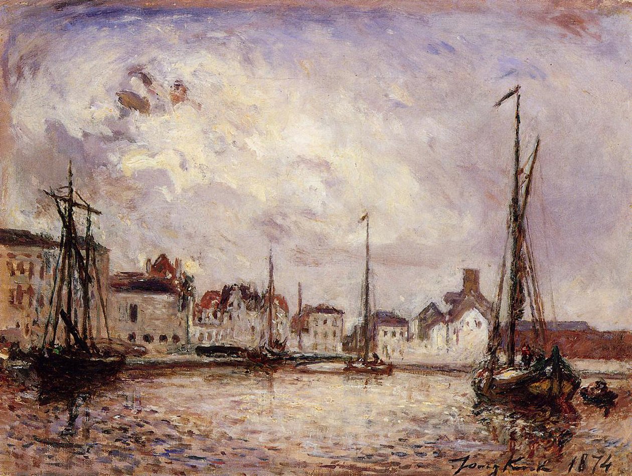 Bruxelles, Pakhusdistriktet, 1874 af Johan Barthold Jongkind