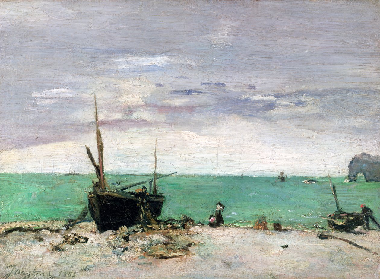 Etretat, 1865 af Johan Barthold Jongkind